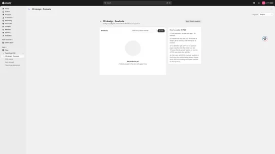 Teemdrop POD screenshot