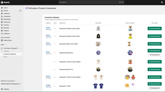 PixCustom: Product Customizer screenshot