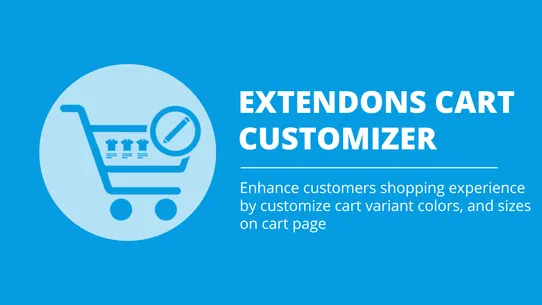 Extendons Cart Customizer App screenshot