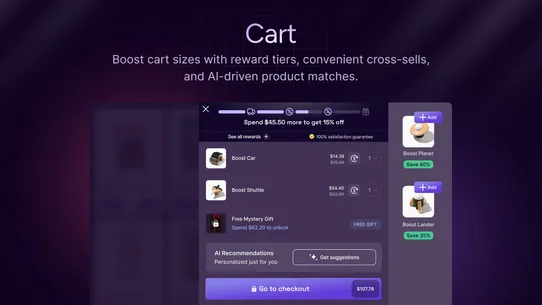 Boost—Cart, Bundles &amp; Upsells screenshot