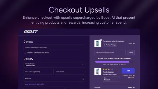 Boost—Cart, Bundles &amp; Upsells screenshot