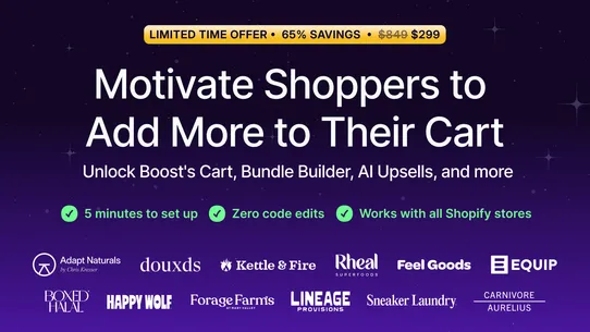 Boost: Raise AOV &amp; LTV—No Code screenshot