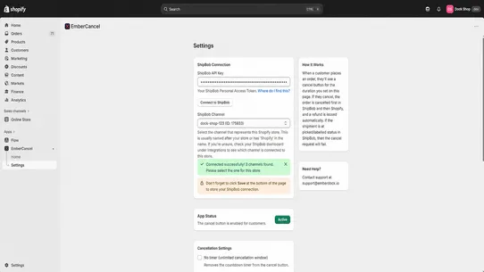 EmberCancel screenshot