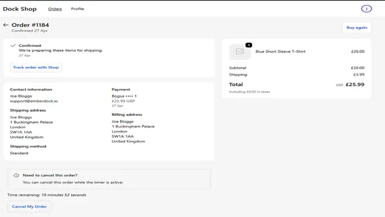 EmberCancel screenshot