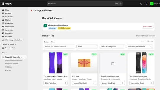 Navyx AR Viewer for eCommerce screenshot
