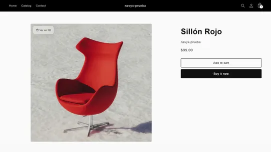 Navyx AR Viewer for eCommerce screenshot