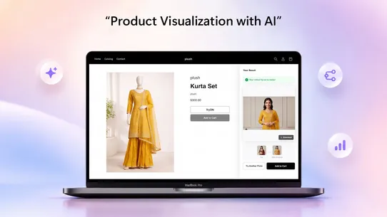 Plushvie AI Virtual Try‑On screenshot