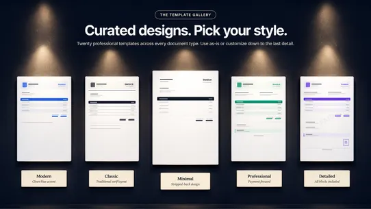 InvoiceForge: PDF Invoices screenshot