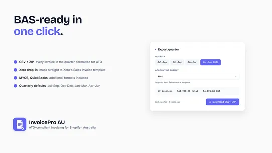 InvoicePro: GST Tax Invoice AU screenshot
