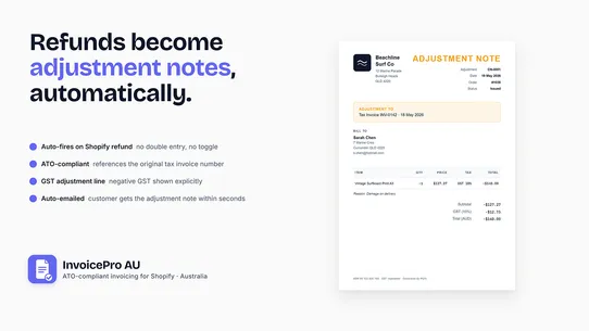 InvoicePro: GST Tax Invoice AU screenshot