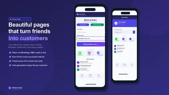 Referral Gem ‑ Refer a Friend screenshot