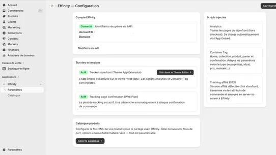 Effinity screenshot