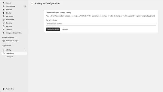 Effinity screenshot