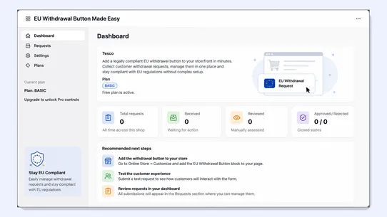 EU Withdrawal Button Made Easy screenshot