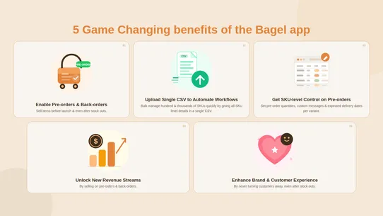 Bagel Back Order | Pre Order screenshot