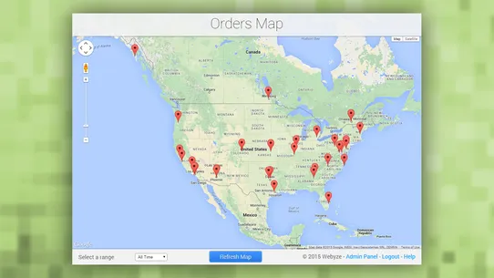 OMap Orders Map screenshot