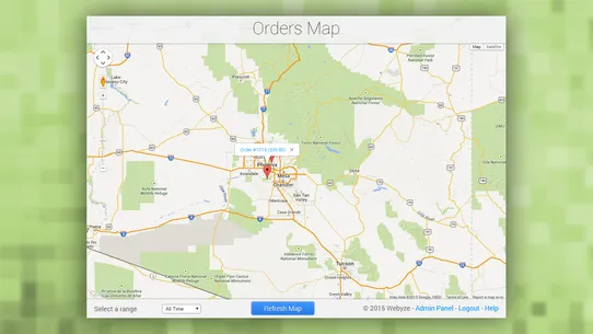 OMap Orders Map screenshot