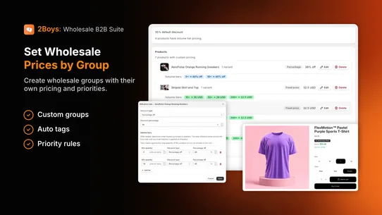 2Boys: Wholesale B2B Suite screenshot