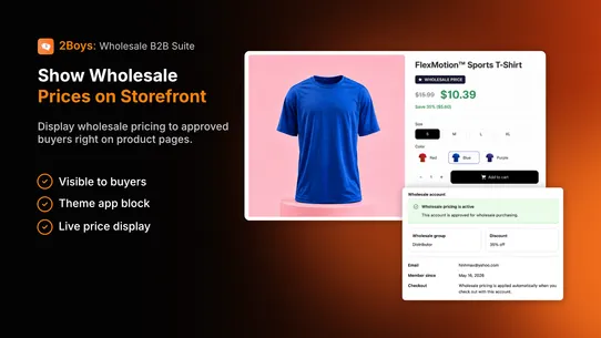 2Boys: Wholesale B2B Suite screenshot