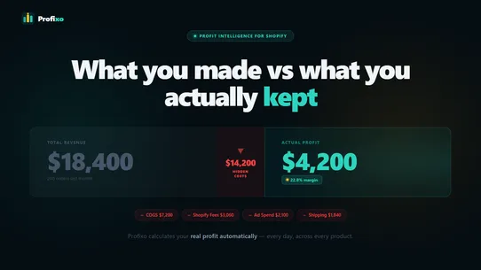 Profixo: Profit Leak Detector screenshot