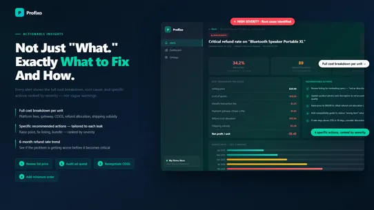 Profixo: Profit Leak Detector screenshot