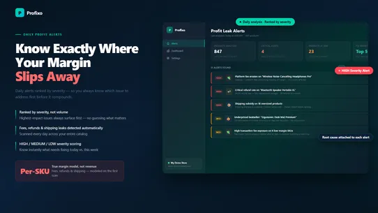 Profixo: Profit Leak Detector screenshot