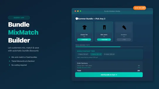 Bundle MixMatch Builder screenshot