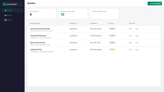 Bundle MixMatch Builder screenshot