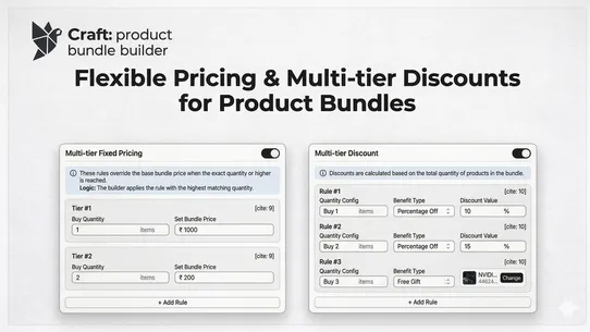 Craft: Product Bundle Builder screenshot
