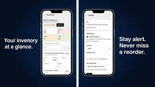 StockClock screenshot