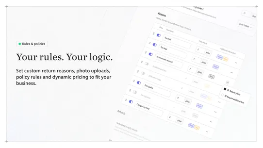 At Last — Returns &amp; Exchanges screenshot