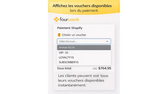 Fourseeds Voucher Selector screenshot