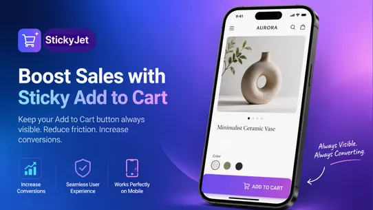 StickyJet: Sticky Cart &amp; Buy screenshot
