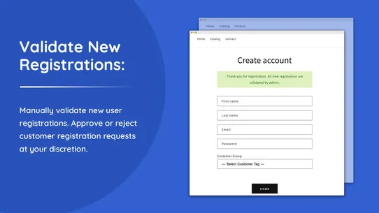 Addify ‑ Approve New Customers screenshot