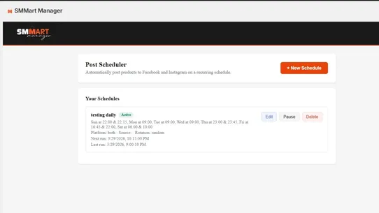 SMMart Manager screenshot