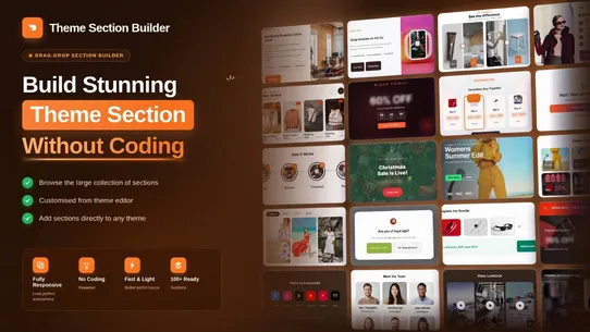 Theme Section Builder screenshot