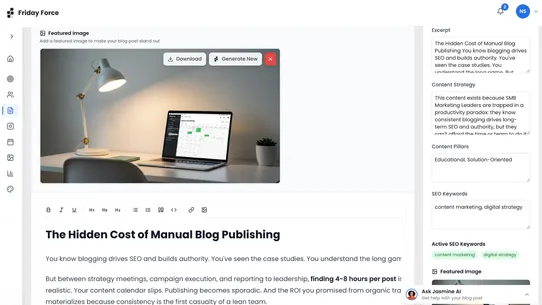 Friday Force ‑ SEO Blogs screenshot