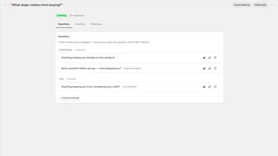 Pause: AI Customer Feedback screenshot