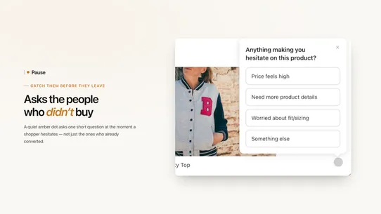 Pause: AI Customer Feedback screenshot