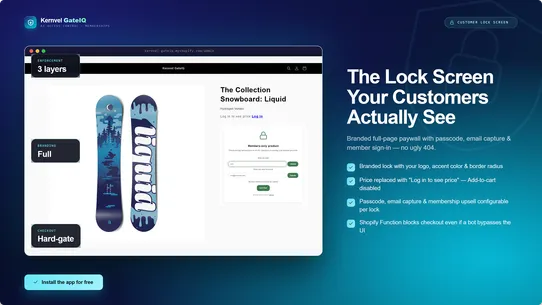 Kernvel GateIQ screenshot
