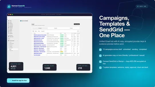 Kernvel GateIQ screenshot