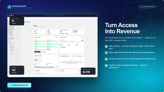 Kernvel GateIQ screenshot
