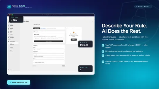 Kernvel GateIQ screenshot