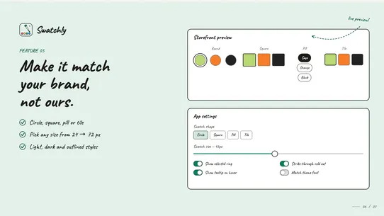 Swatchly ‑ Variant Images screenshot
