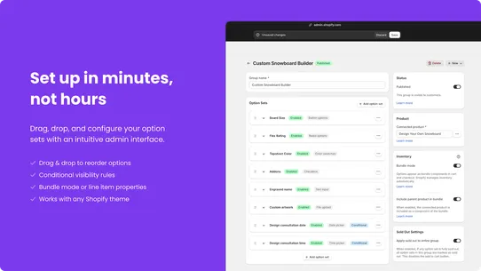 Optionfier screenshot