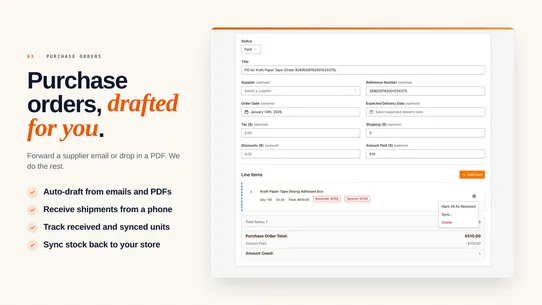 Organizely: Inventory Manager screenshot