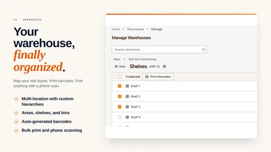 Organizely: Inventory Manager screenshot