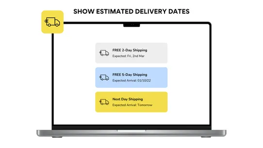 Shipify Delivery Estimate screenshot