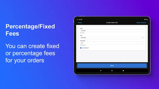 Feesly: Surcharge &amp; Fees (POS) screenshot