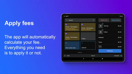 Feesly: Surcharge &amp; Fees (POS) screenshot